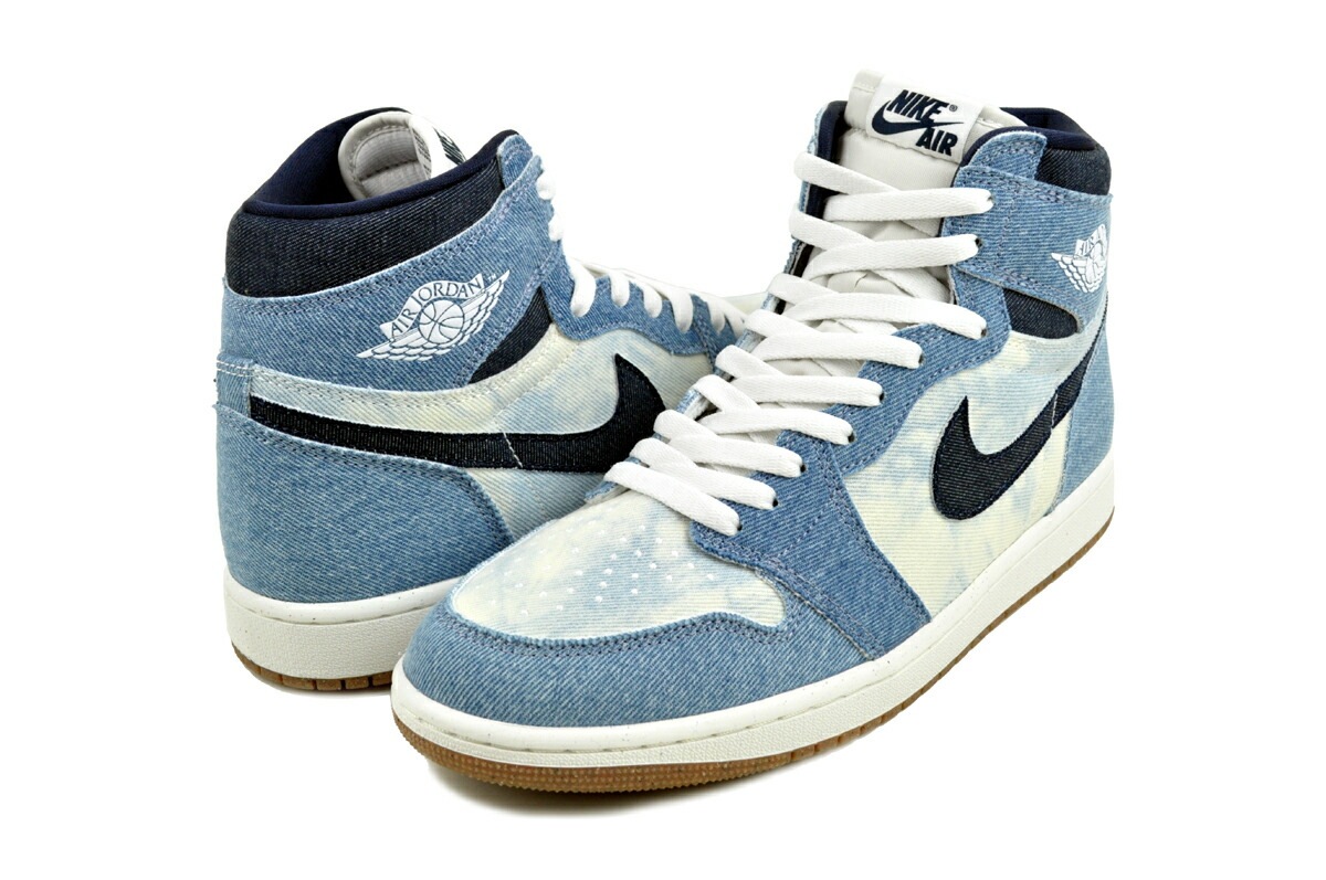 エアジョーダン 1 レトロ ハイ オージー fq2947-100 デニム サミットホワイト オブシディアン インディゴ染