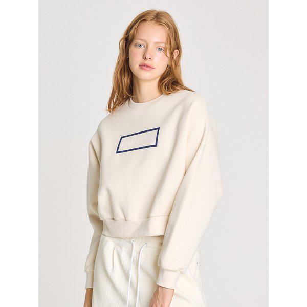 [女性] エッセンシャルロゴクルースウェットシャツ - アイボリーHBW0003AMZIVO