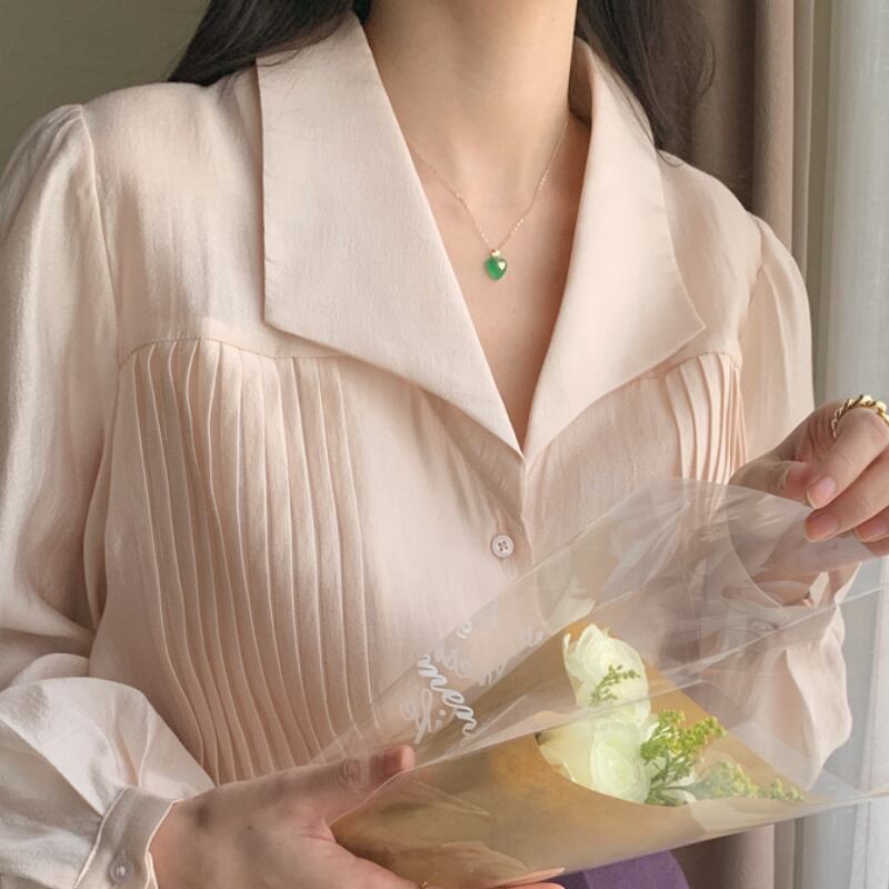 2color レディース トップス ブラウス シャツ ピンク 白 ホワイト 大人可愛い きれいめ