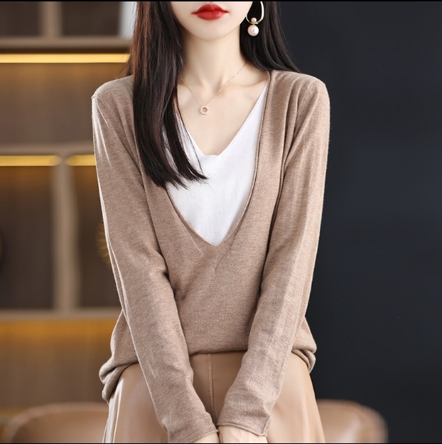 トップス セーター 長袖 カーディガン プルオーバ ニット かわいい 可愛い きれいめ シンプル カジュアル 上品 おしゃれ お洒落 女子 こなれ感 キュート ガーリー 存在感 抜け感