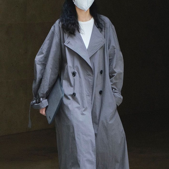 ロングトレンチコート レディース スプリングコート 春 秋 ジャケット アウター コート トレンチ Aライン おしゃれ ロングコート 大きいサイズ 韓国ファッション シンプル オリジナル カジュアル