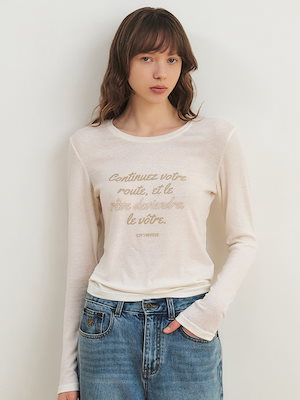 ☆送料・関税込☆CITYBREEZE★WOOL TENCEL U-NECK T-SHIRTS★ CITYBREEZE（シティブリーズ）の「WOOL TENCEL U-NECK T-SHITRS