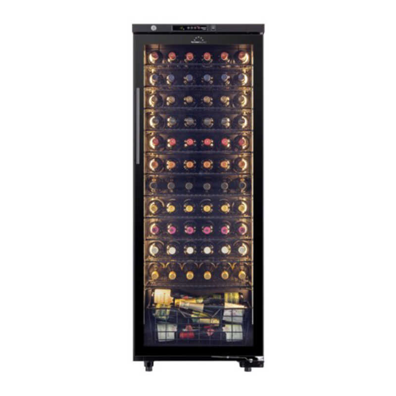 フォルスタージャパン　ワインセラー 74本 右開き ブラック　ST-209G-BK（標準設置無料）