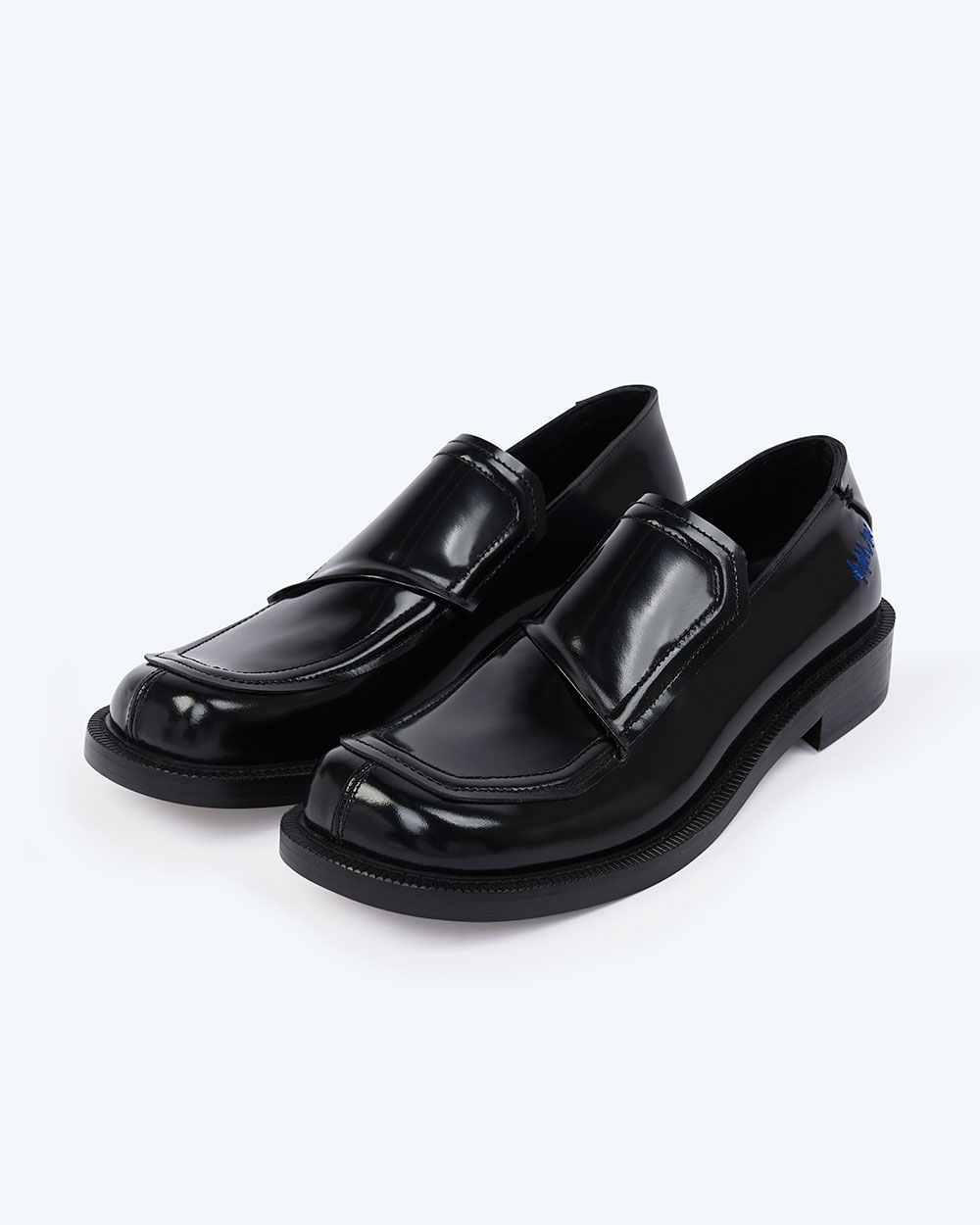 【関税込み】ADER error ブラック Curve LF00 ローファー 関税込☆Ader Error x Zara☆Leather Track Sole Loafers Black