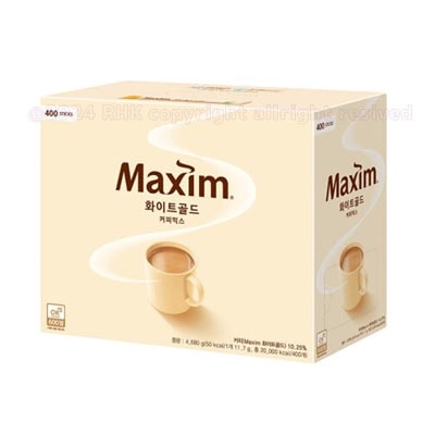 【大容量】【マキシム ホワイトゴールド コーヒーミックス 400本】韓国インスタントコーヒー スティック/韓国コーヒー NEW/韓国食品