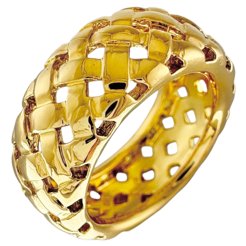 ティファニー ミネヴァリー リング 指輪 11号 18金 K18イエローゴールド TIFFANY&Co. 中古 美品