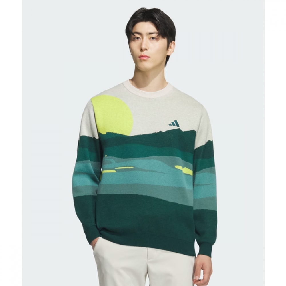 アディダスゴルフメンズグラフィックセーターロングスリーブ JL7951