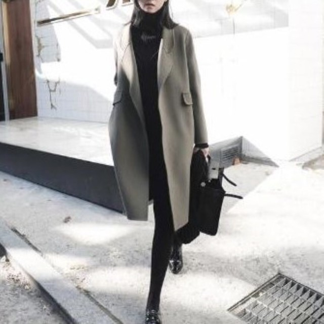 アウター コート ウールコート シンプル 通勤 通学 お出かけ 大人可愛い