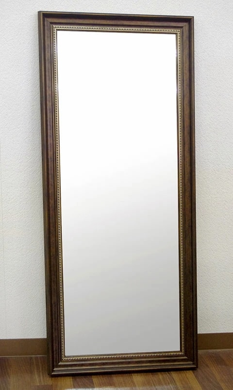 壁掛け姿ミラー 姿ミラー ミラー 57X132cm 大型ミラー 姿見 鏡 インテリア 全身鏡 アンティーク 幅57cm おしゃれ 姫系 家具 クラシック ヨーロピアン 高級感 玄関 リビング 衣裳部屋