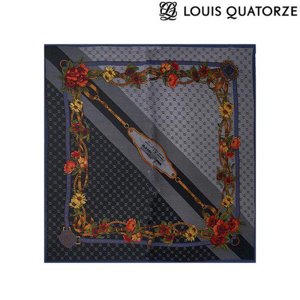 [既存価格 179000ウォン] ウールビッグスクエアスカーフ プルーズブラック 1BSS178BL