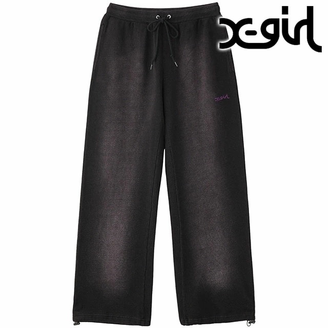 フェイデッド スウェットパンツ [105252031001] FADED SWEAT PANTS レディース ボトムス ルーズシルエット xgirl PURPLE パープル 紫 正規取扱店 10,560円