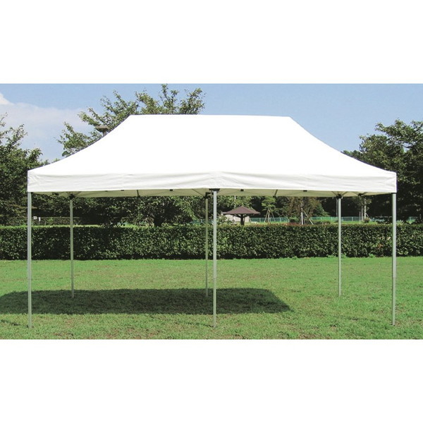 EKA732 90 ワンタッチテント1.8×3.6 白 【法人限定】 メーカー直送