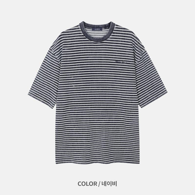 インディゴオーバーダイイング半袖Tシャツ 4,575円