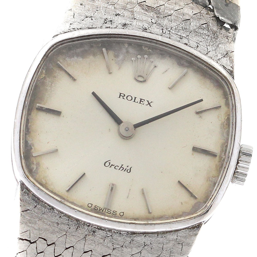 ベルト訳あり ロレックス ROLEX 2673 オーキッド Cal.1400 手巻き レディース _891782【中古】