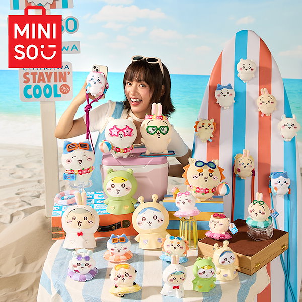 ちいかわ miniso猛暑の夏 6点セット Qoo10] メイソウ 正規品保証 7月新作 猛暑の夏 中国限定