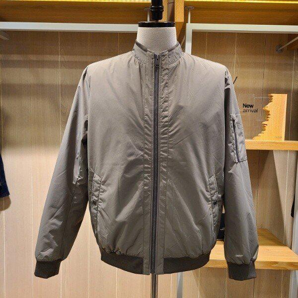 ZPE1JP1501DBE_二重ネックリブパディングジャンパー