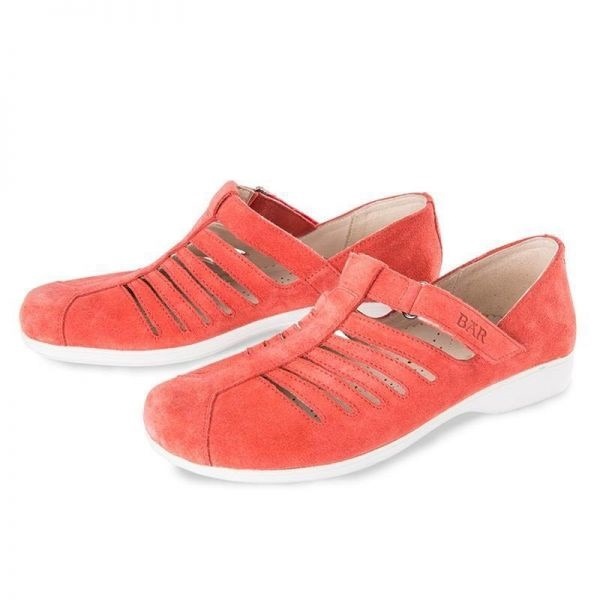 BAR 定価2.2万 高級本革 手縫いステッチ コンフォートシューズ ベアー23.5cm20495264.0