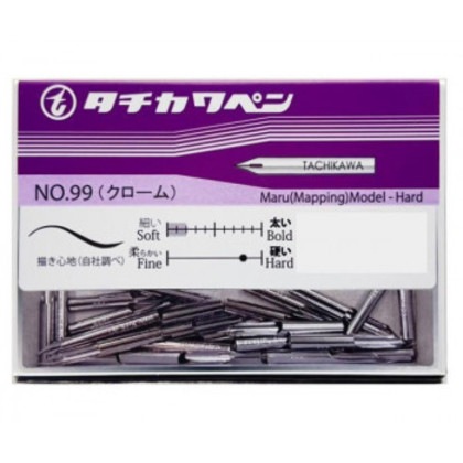 タチカワ ペン先 T99丸ペン 100本入 T99100