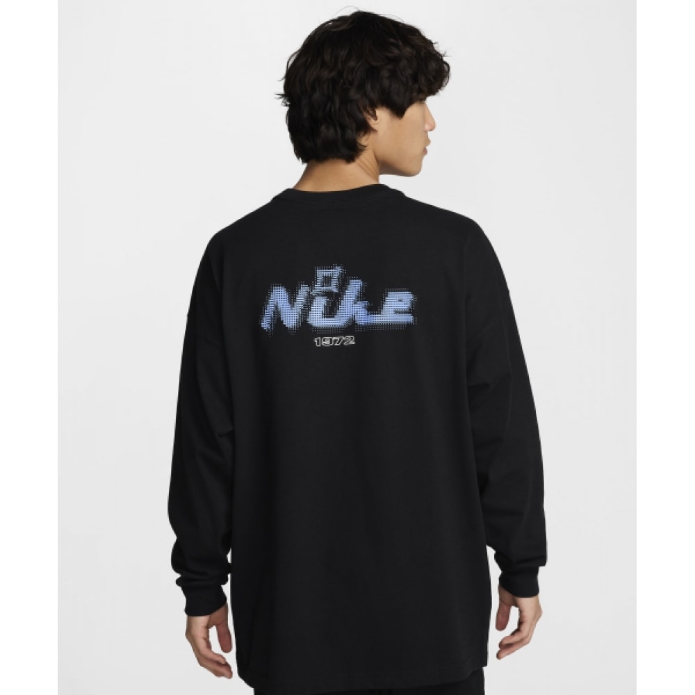 ナイキスポーツウェアオーバーサイズロングスリーブ T シャツ M-ブラック:ロイヤルパルス/HQ2964-010