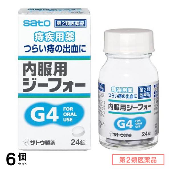 第２類医薬品 内服用ジーフォー G4 24錠 6個セット
