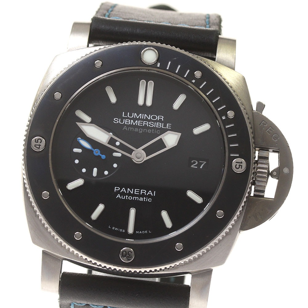 パネライ PANERAI PAM01389 ルミノール1950 サブマーシブル アマグネティック3デイズ チタニオ 自動巻き メンズ _816504【中古】