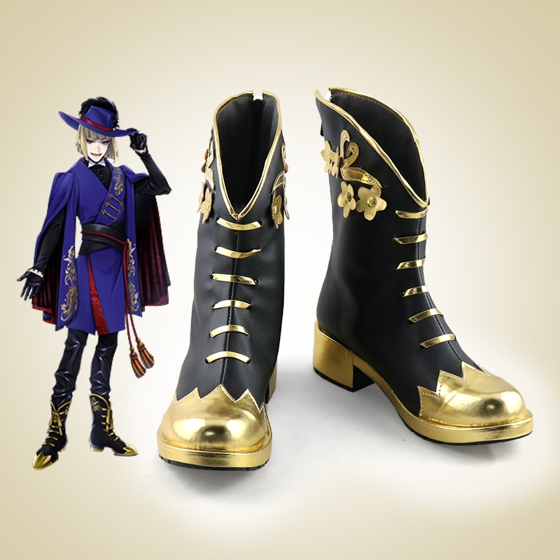 ツイステッドワンダーランド衣装白雪姫ルークシューズ靴カスタマイズ絵付き