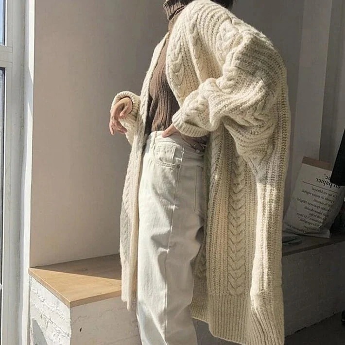 カーディガン ニットカーディガン ロングカーディガン ロング アウター レディース トップス ゆるニット 洗える ロング ゆったり 長袖 大きめ 羽織 長い 大きいサイズ ビッグ カー