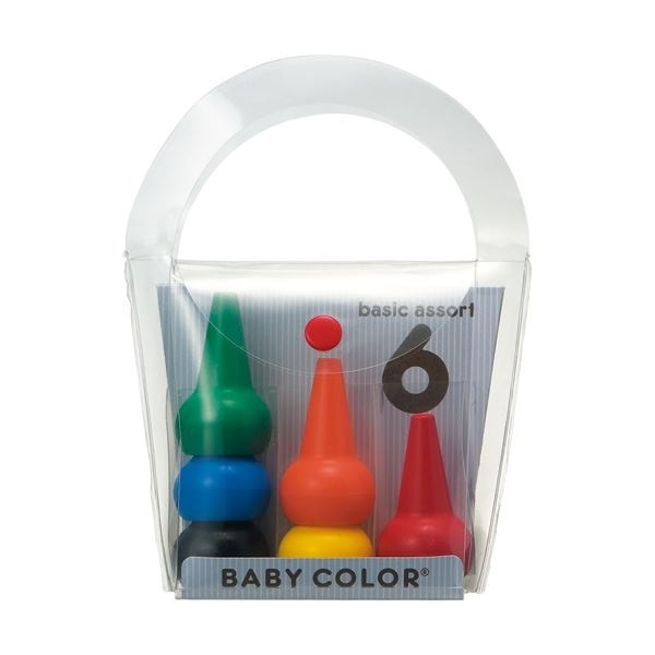 （まとめ） ぶんちょう ベビーコロール ベーシック6色 201017 1セット [x5セット]