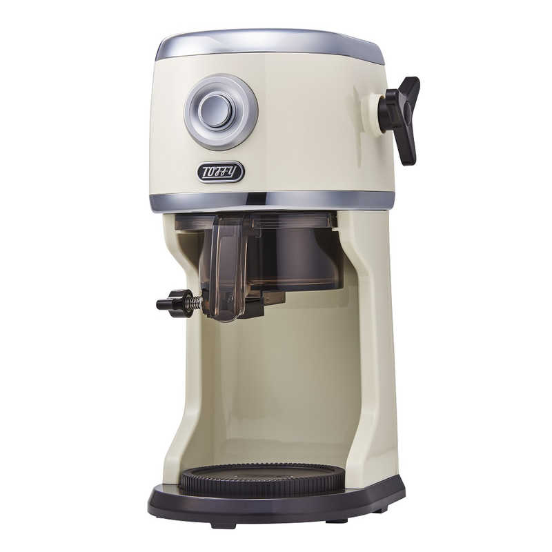 ラドンナ　コンパクト電動ふわふわかき氷器 ミルキーホワイト　K-IS14-MW