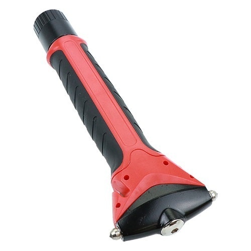 伸縮式　ガラス割り　レスキューツール　KLP-109　LEDライト搭載