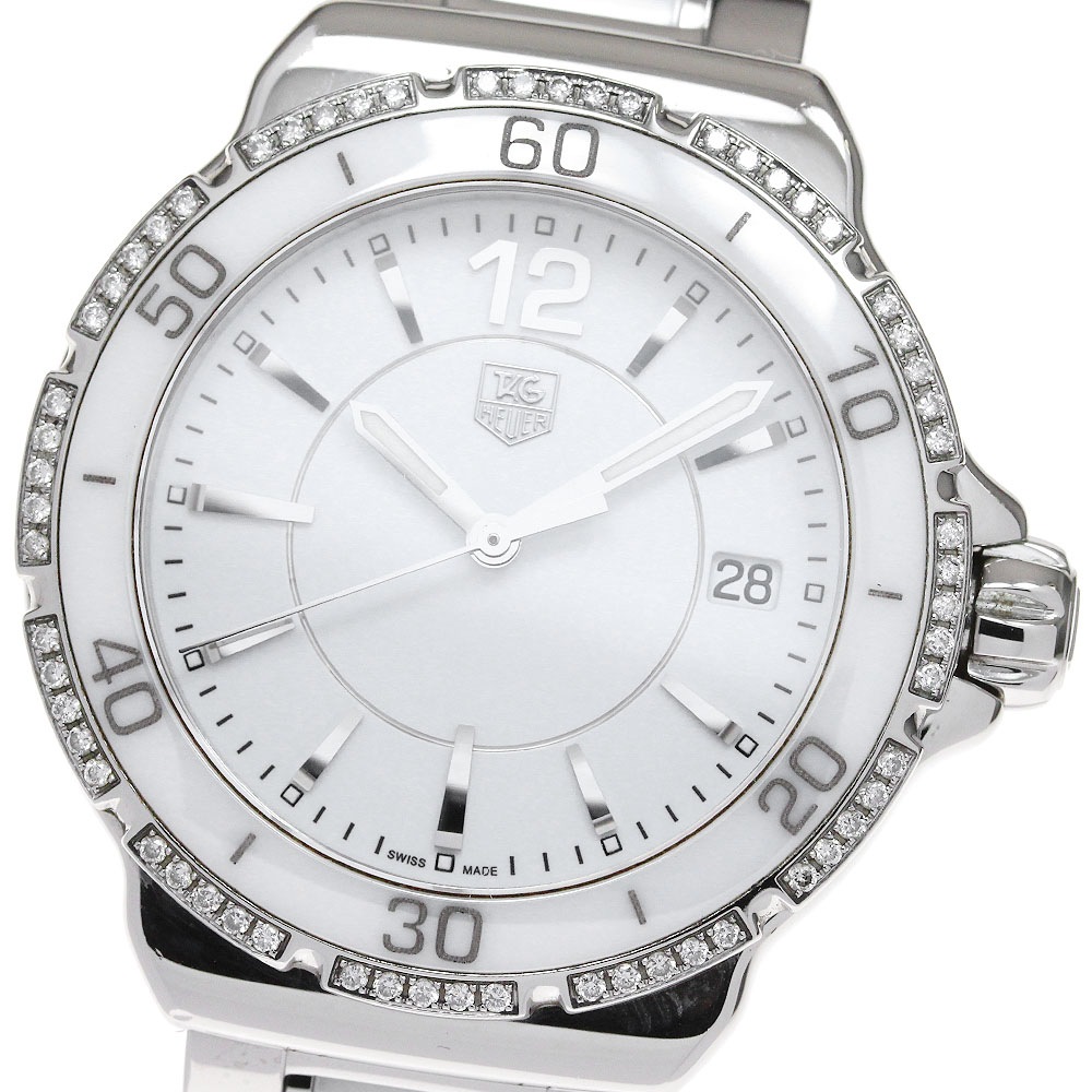 タグホイヤー TAG HEUER WAH1213 フォーミュラ1 ダイヤベゼル クォーツ レディース 保証書付き_828152【中古】