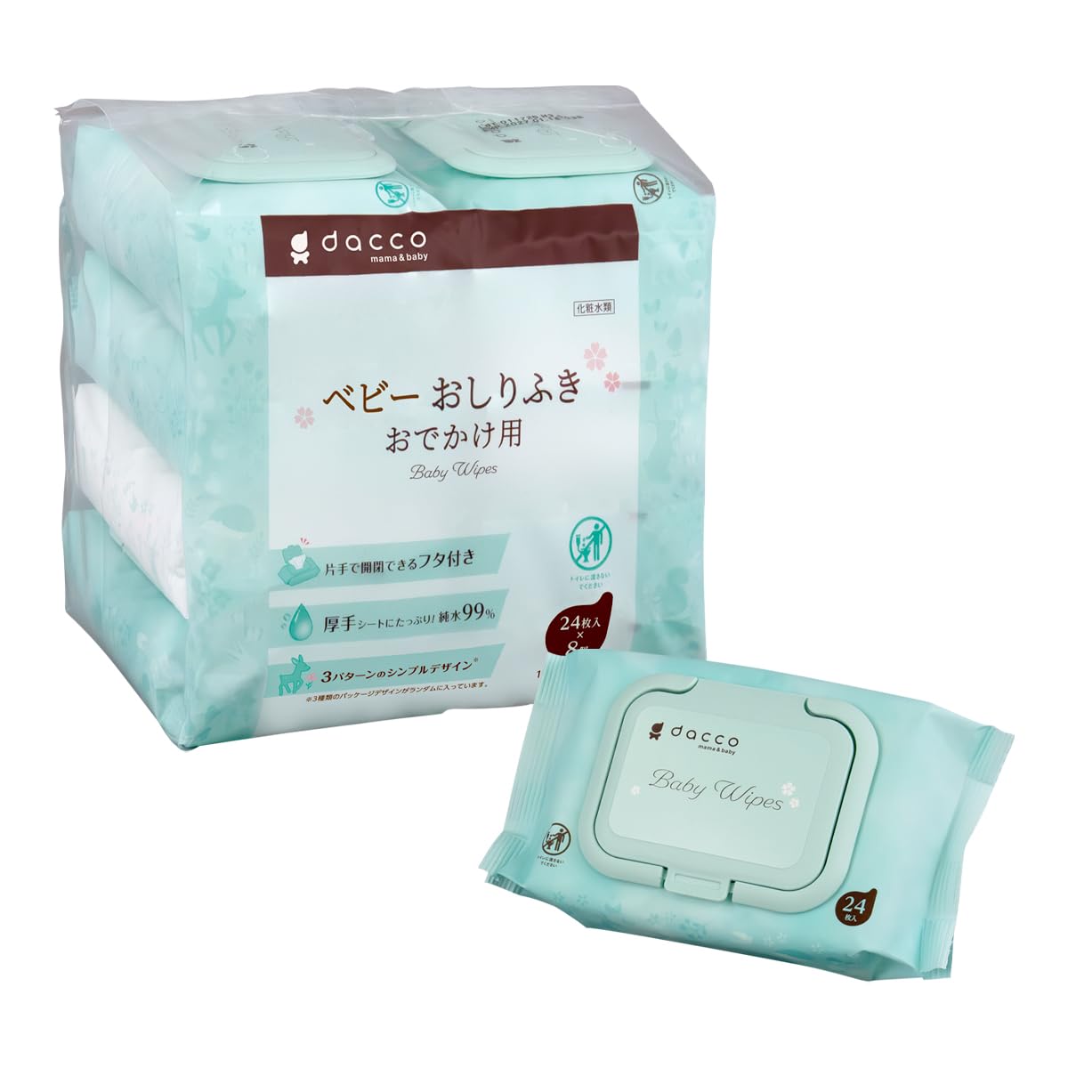 dacco(ダッコ) ベビーおしりふき ふた付