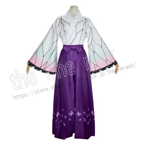 コスチューム 胡蝶 しのぶ コスプレ衣装和服 cosplay コスチューム イベント 演出服 日常服 アニメ変装 仮装 ハロウィン