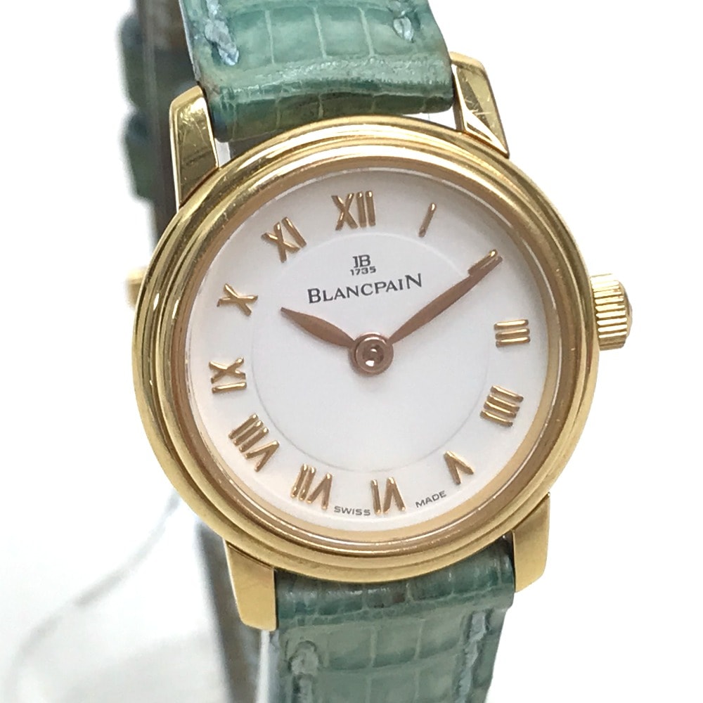 Blancpain ブランパン 腕時計 レディバード 裏スケ 手巻 K18 ゴールド