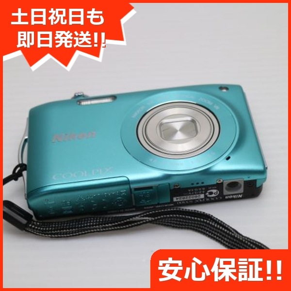 美品 COOLPIX S3300 ミントグリーン デジカメ Nikon 177