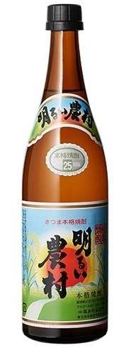 【送料無料】かめ壺焼酎 明るい農村 芋 25度 720ml 6本 【北海道沖縄県東北四国九州地方は必ず送料がかかります】
