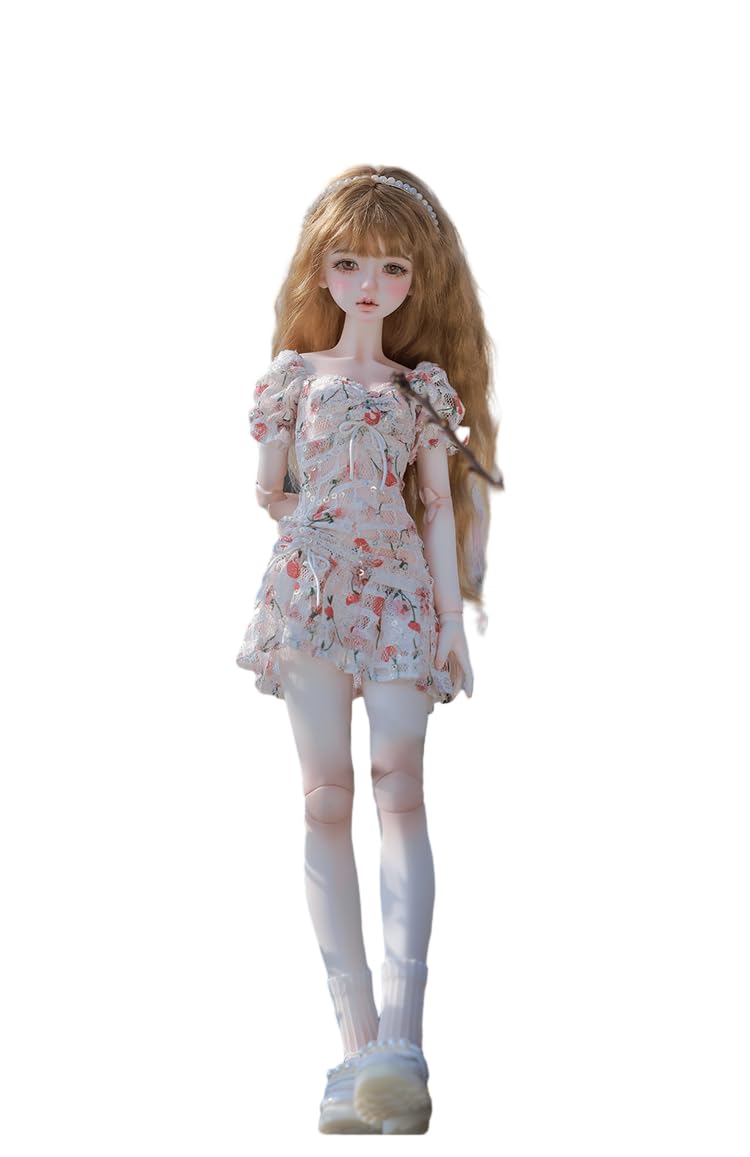 shuga fairy 1/4 スケール 球体関節人形 女 パールガール BJDドール 可動 フィギュア 身長43.8CM メイク済み 仮装でき プリンセス風 ドレス 樹脂 洋服セット プレゼント