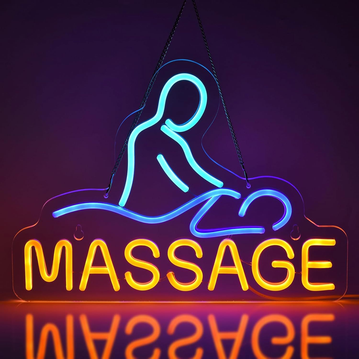 新作追加 ネオンサイン マッサージ 多階段調光可 SPAインテリア LED Massageネオンライト店看板 LED看板 マッサージ看板 USB給電 ビジネス用 店舗インテリア 店装飾 店内飾り ネオ