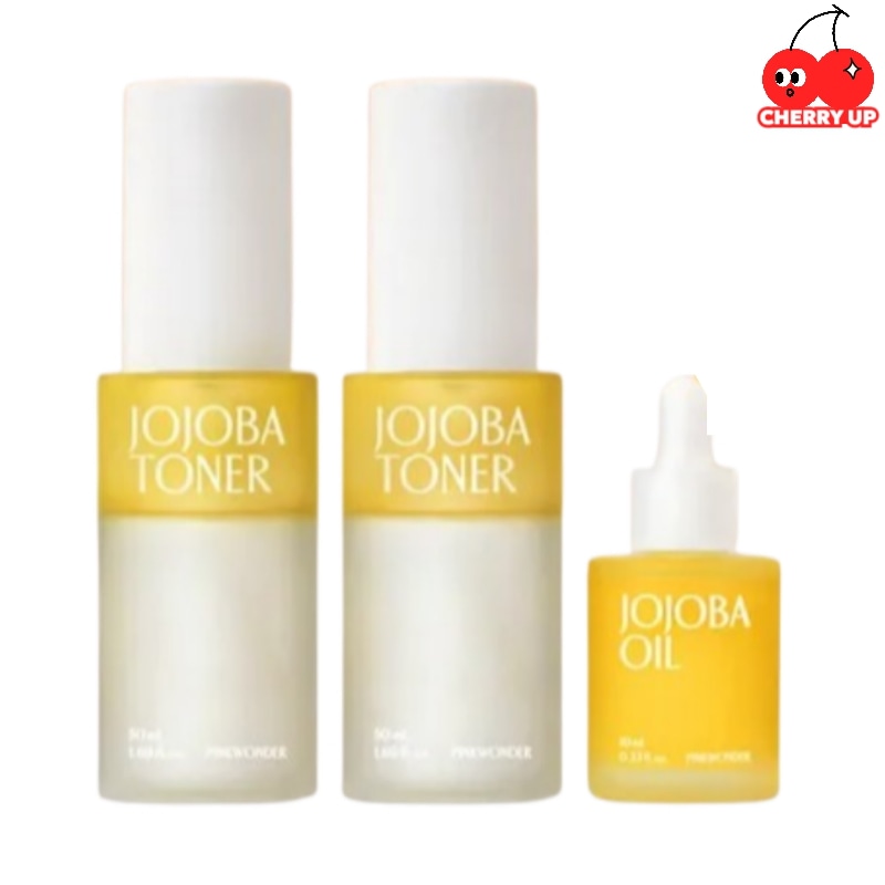 [人気構成の組み合わせ]ピンクワンダー ホホバトナー 50ml ×2本＋ホホバオイル 10ml ×1本 セット品質の良いホホバ 肌の脂質と類似したホホバオイル