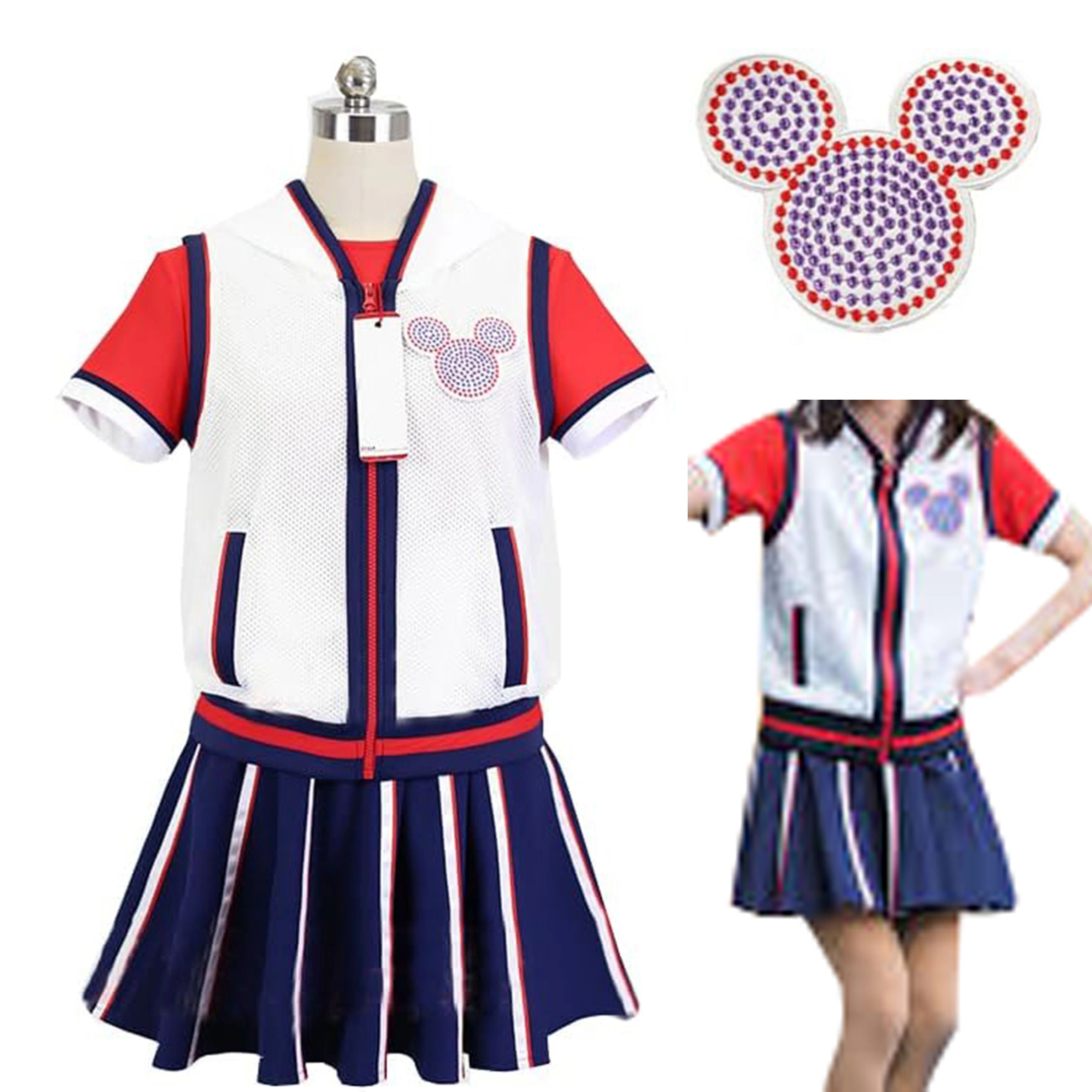 【全シリーズ発売中】 【値引き中】クリスマス ジャンボリミッキー 衣装 3点セット レッツ・ダンス コスプレ衣装 スカートズボン 半袖長袖 男性ダンサー 女性 刺繍模様 衣装 ジャンボリミッキー 激安