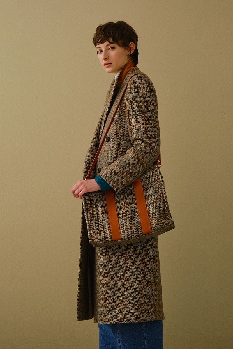 HARRIS TWEED VINTAGE TOTE BAG 0005 BG