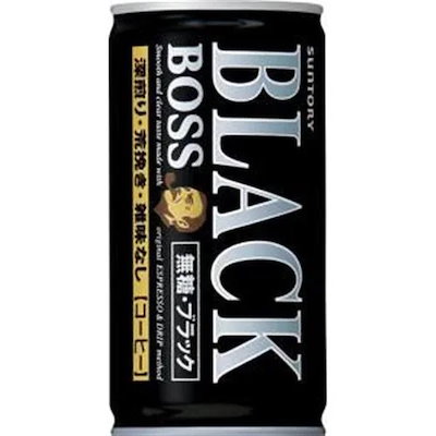 他サイト： BOSS(ボス) 無糖・ブラック 185g 30缶 サントリーの商品画像