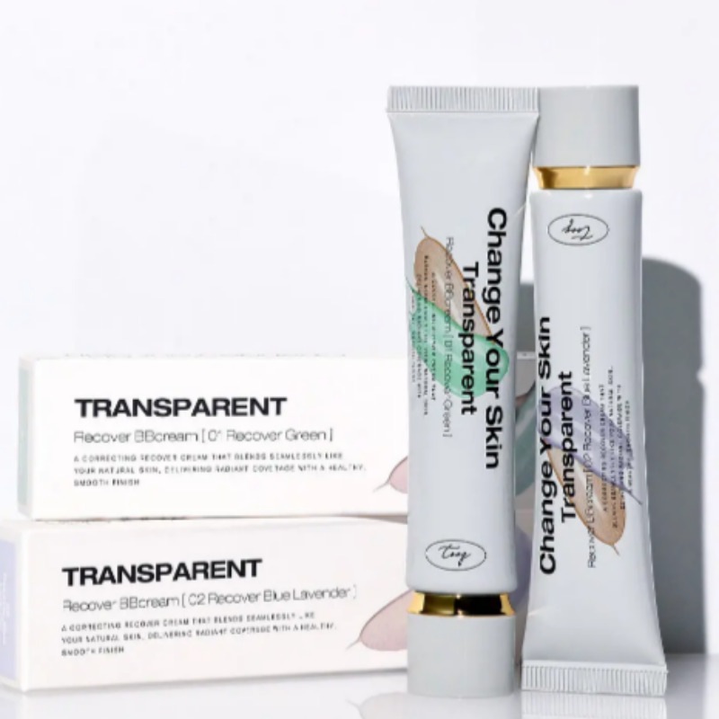 トランスペアレント リカバー BBクリーム 2colors [パーフェクション企画] 02 リカバー ブルー ラベンダー