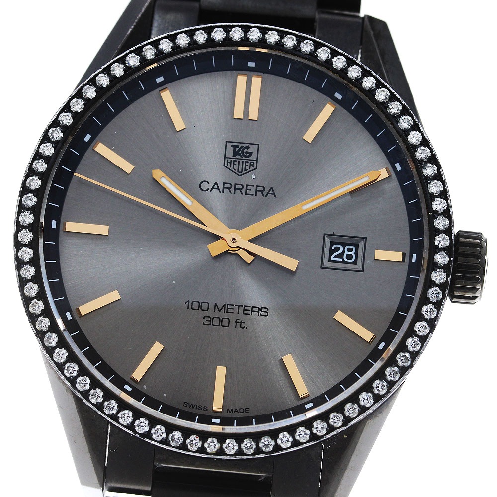タグホイヤー TAG HEUER WAR101B カレラ カーラ・デルヴィーニュ スペシャルエディション ダイヤベゼル クォーツ ボーイズ _833846【中古】