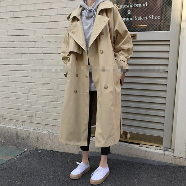 秋新商品 ゆったりサイズ トレンチコート 万能アイテム 韓国風 トレンチ スプリングコート アウター 大きいサイズ 春 スプリングコート ライトコート 送料無料