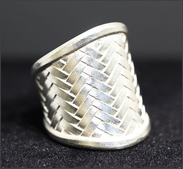 ナバホ族　シルバー925　リング　指輪　希少アイテム　数量限定販売　 (スタイリングシルバ