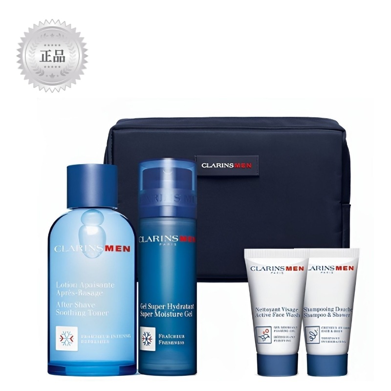 【百貨店正規品】【単独】マンスキン＆ローションセット（＋ポーチ＆デラックス2種贈呈）