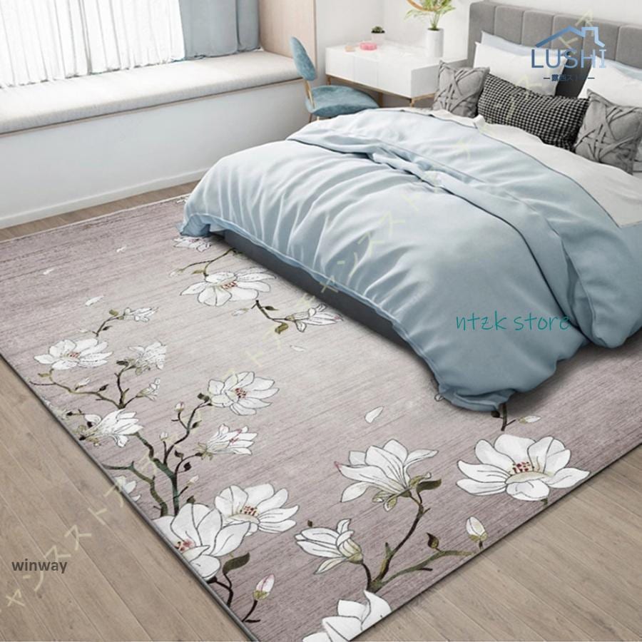 短納期 ラグ 北欧 おしゃれ 3畳 ラグマット 洗える カーペット 厚手 ホットカーペットカバー 北欧 洗える オールシーズン かわいい 花柄 夏用 ラグ