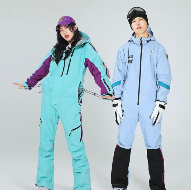 スキースーツレディース　メンズスノーボードスノーウェア保温防水防風スーツ