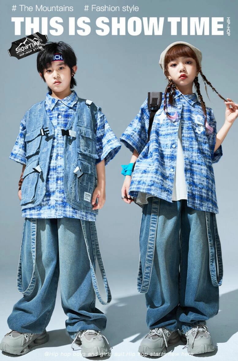 女の子 レッスンダンスウェア 2点セット3点セット ストリート K-POP hiphop ステージ舞台衣装 演出服 応援団 ダンスセットアップ キッズジャズ イベント パンツ 子供服 ヒップホップ